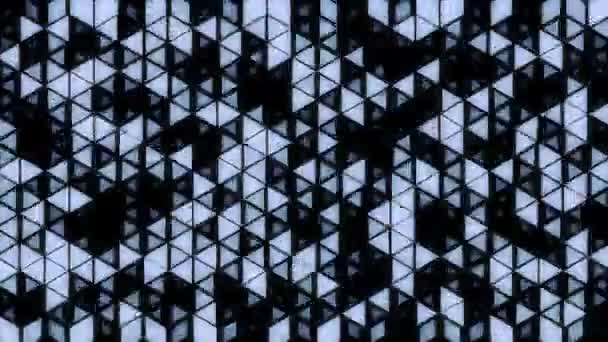 Triangle Mosaic Animated Background — Stock Video