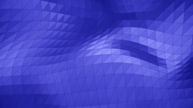 Modern kurumsal tarzı mavi üçgen dalga yüzey arka plan döngü