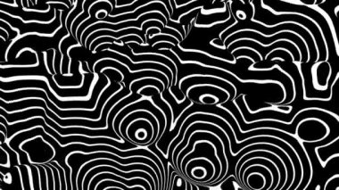 Doku daire eğik çizgiler döngü arka plan siyah ve beyaz