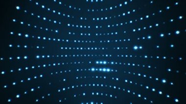 Yanıp sönen mavi çıkıntılar kıvrımlı arkaplan döngüsü