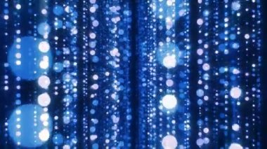 Soyut mavi perde daireleri geri döngü yapıyor