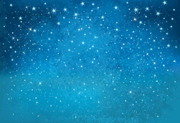 Night starry sky, blue background
