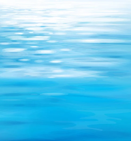 Vektor blau Wasser Textur Hintergrund. — Stockvektor