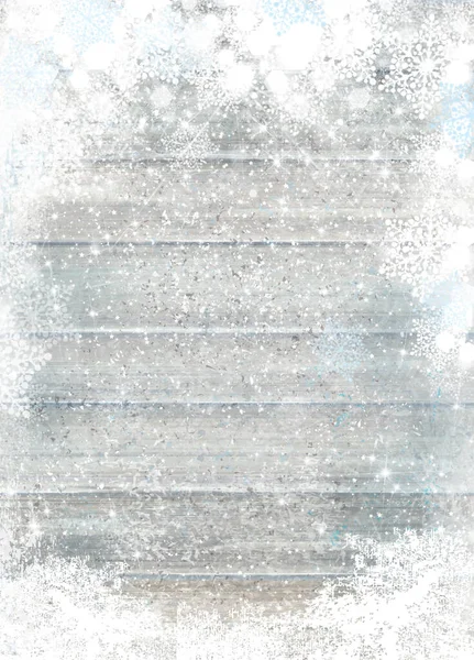 Background Holiday Winter Design Grey Wooden Texture Background Christmas Background — Stock Photo, Image