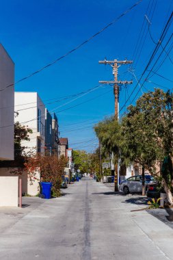 Evler ve Venedik, Los Angeles, Kaliforniya sokaklarında görünümü