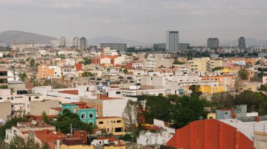 Cityscape Mexico City, Meksika'nın panoramik manzaralı