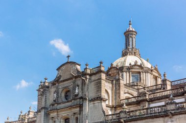Mexico City Metropolican Katedrali şehir merkezi Mexico City, Meksika için yan görünüm