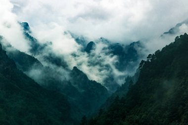 Dali, Yunnan, Çin için Mount Cangshan görünümünü