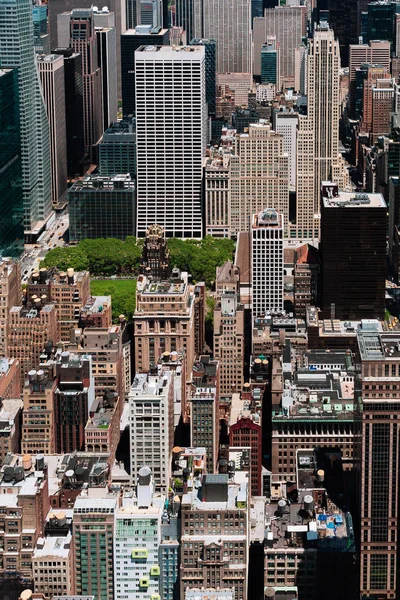 Wolkenkrabbers Skyline Van Manhattan New York City Verenigde Staten — Stockfoto