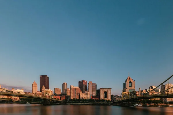 Skyline Pittsburgh Estados Unidos — Foto de Stock