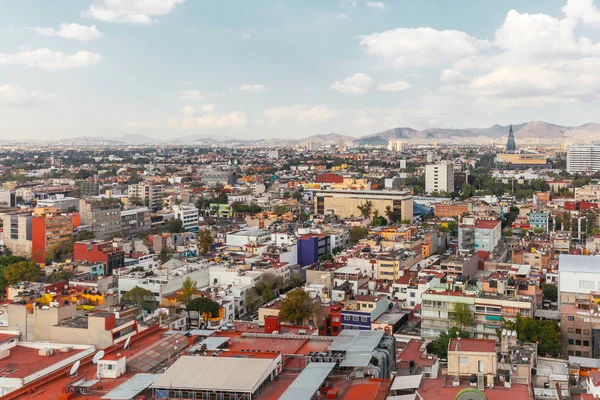 Letecký Pohled Města Mexico City Mexiko — Stock fotografie