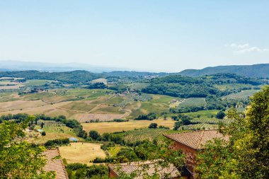 Görünüm alanları Montepulciano, İtalya