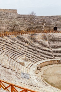 Amfitiyatro Hieropolis, Pamukkale, Türkiye'de antik kalıntıları
