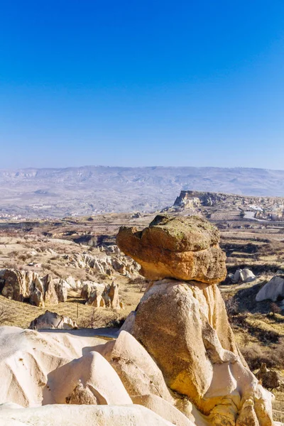 Vista Las Montañas Rocas Del Paisaje Capadocia Turquía —  Fotos de Stock