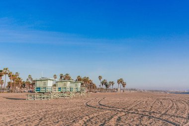 Venice Sahili, Los Angeles, ABD cankurtaran evler