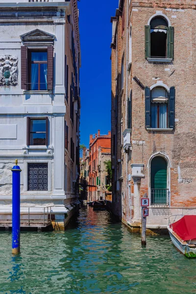 Венецианские Дома Большого Канала Венеции Италия — стоковое фото