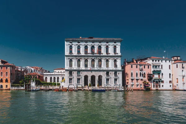 Венецианские Дома Большого Канала Венеции Италия — стоковое фото