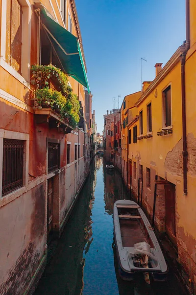 Edificios Venecianos Arquitectura Por Canal Venecia Italia — Foto de Stock