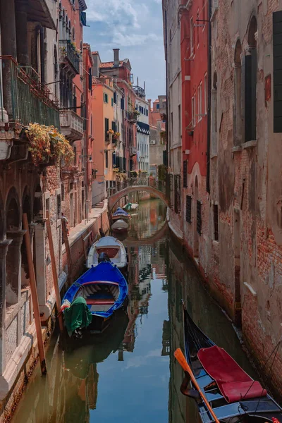 Edificios Venecianos Arquitectura Por Canal Venecia Italia — Foto de Stock