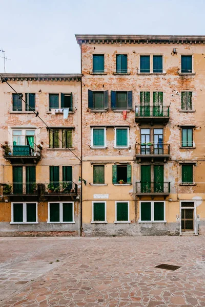 Calles Edificios Venecianos Venecia Italia — Foto de Stock