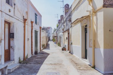Sokak ve evlerin Sassi Matera, İtalya