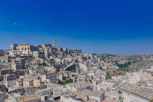 Панорамный Вид Сасси Матера Италия — стоковое фото