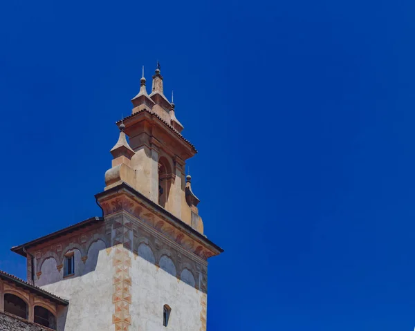 Πύργος Στην Πλατεία Lorenzo Mascheroni Την Άνω Πόλη Του Μπέργκαμο — Φωτογραφία Αρχείου