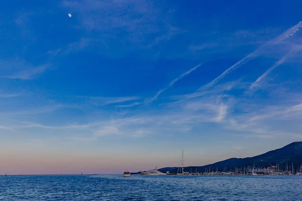 Port Spezia Près Cinque Terre Italie Crépuscule — Photo