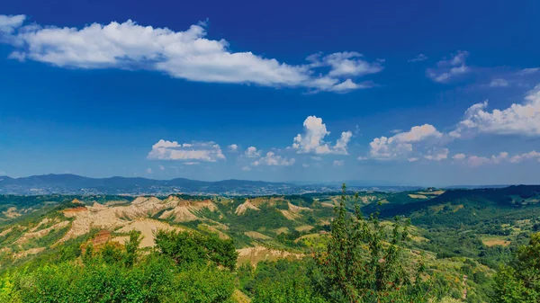 Montagnes Paysages Vus Civita Bagnoregio Italie — Photo