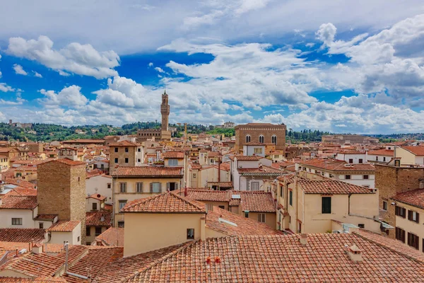 Vista Del Centro Histórico Florencia Italia Desde Campanario Giotto — Foto de Stock