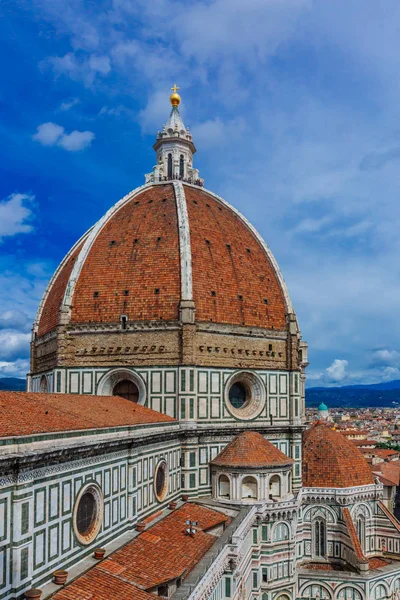 Catedral Florencia Centro Histórico Florencia Italia Vista Desde Campanario Giotto — Foto de Stock