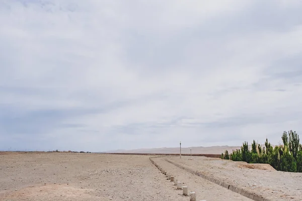 Utsikt Över Bergen Gobiöknen Nära Dunhuang Nordvästra Kina — Stockfoto