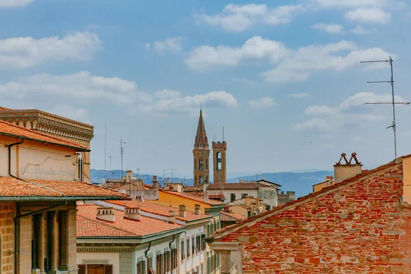 Veduta Degli Edifici Dell Architettura Rinascimentale Del Centro Storico Firenze — Foto Stock