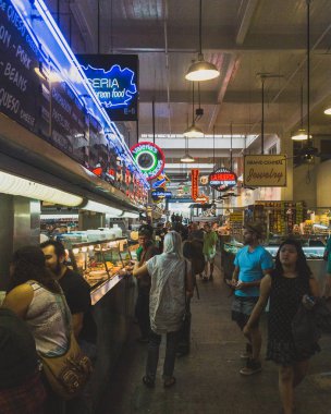 Halk yeme ve alışveriş Grand Central Market L şehir