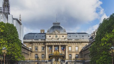 Paris, Fransa 'daki Palais de Justice cephe