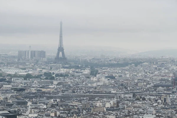 Κτίρια και ορίζοντα του Παρισιού, Γαλλία με τον πύργο του Άιφελ, από — Φωτογραφία Αρχείου