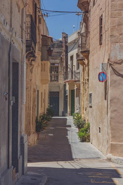 Calles vacías y arquitectura en Rabat, Malta —  Fotos de Stock