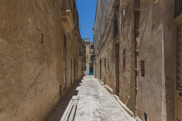 Calles vacías y arquitectura en Rabat, Malta —  Fotos de Stock
