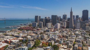 San Francisco şehir merkezinin silueti