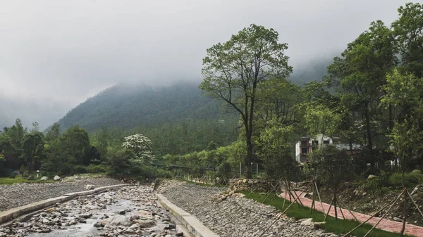 Mingyue Dağı'ndaki Nehir, Jiangxi, Çin — Stok fotoğraf