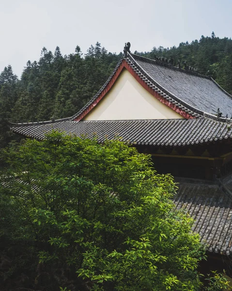 Buddhistický chrám mingyue, Mingyue moutain, Jiangxi, Čína — Stock fotografie