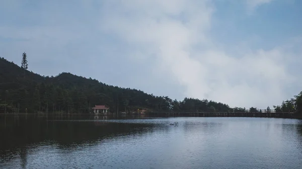 Moon Lake on Mingyue Mountain, Jiangxi, China