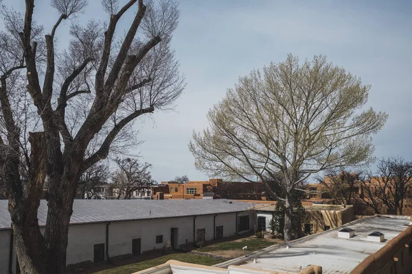 Downtown Santa Fe, Új-Mexikó, Amerikai Egyesült Államok — Stock Fotó