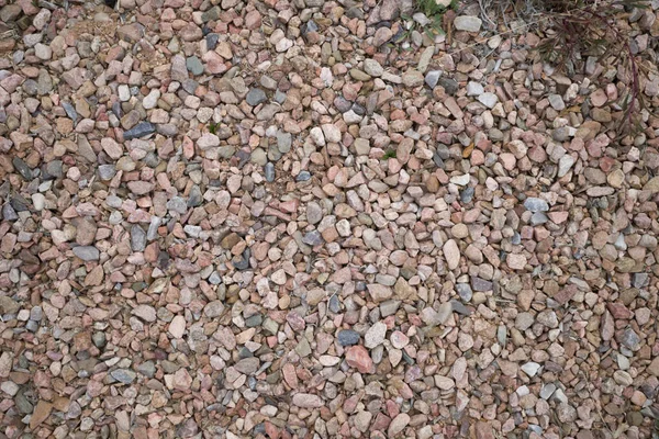 Gravel road surface texture — Stock Photo, Image