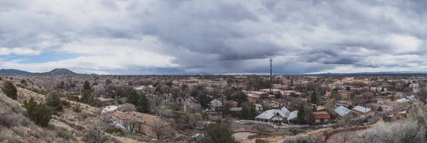 Вид на центр Санта-Фе, Нью-Мексико, США — стоковое фото
