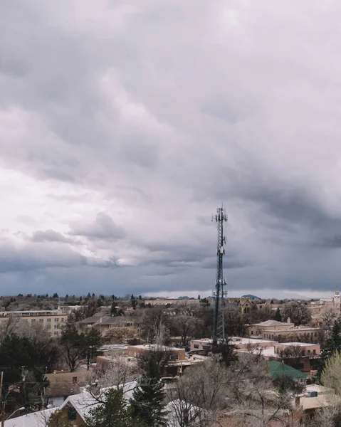 Θέα στο κέντρο της πόλης Santa Fe, νέο Μεξικό, Ηνωμένες Πολιτείες — Φωτογραφία Αρχείου