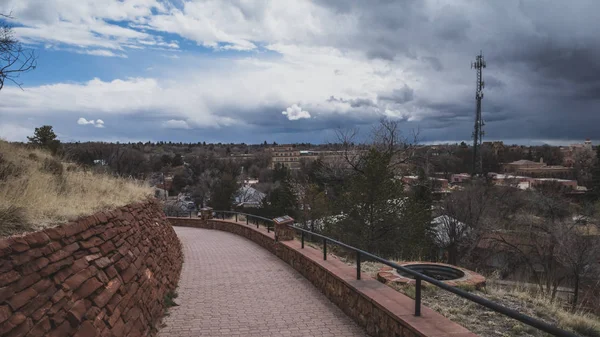 Fort Marcy Park vicino al centro di Santa Fe, New Mexico, USA — Foto Stock