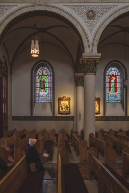 Assisi St Francis Katedrali Bazilikası İçişleri