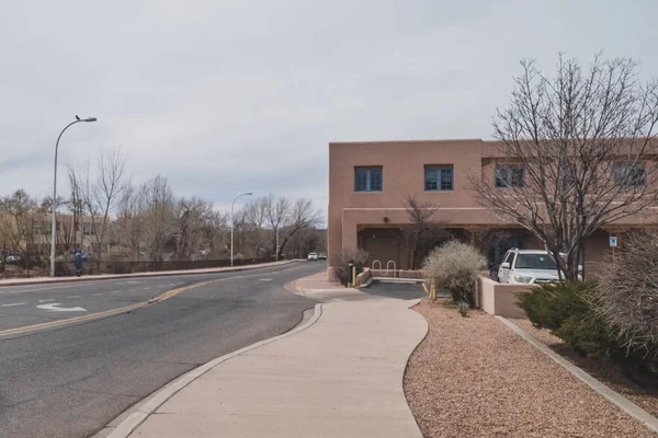 Santa Fe şehir merkezindeki sokaklar, New Mexico, Amerika Birleşik Devletleri