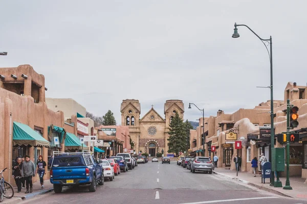 Camino en el centro de Santa Fe — Foto de Stock